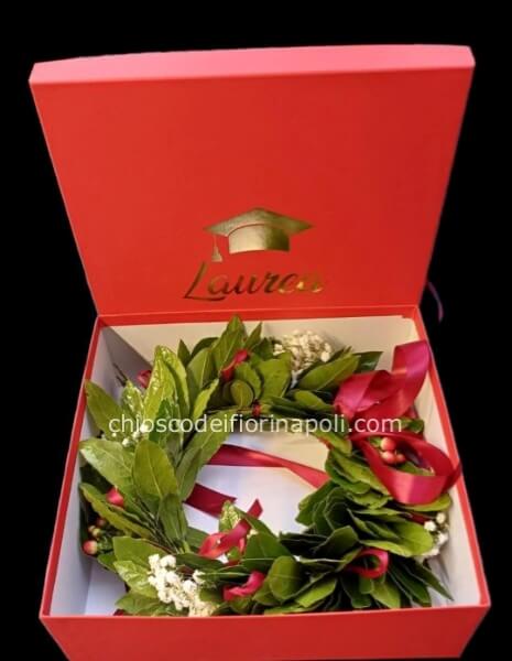 Scatola per coroncina laurea 