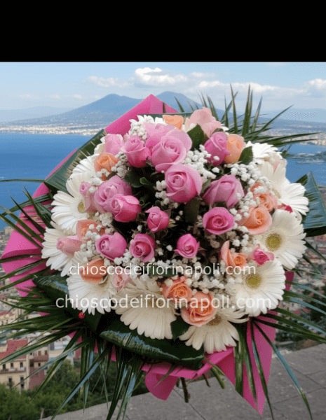 Bouquet dai toni rosa