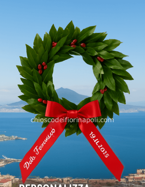 Corona con Nastro Dedica