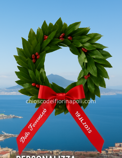 Corona con Nastro Dedica