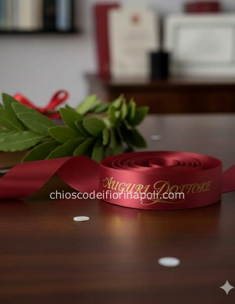 Nastri personalizzati per la tua coroncina di laurea