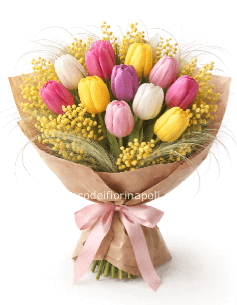 Bouquet  10 Tulipani 