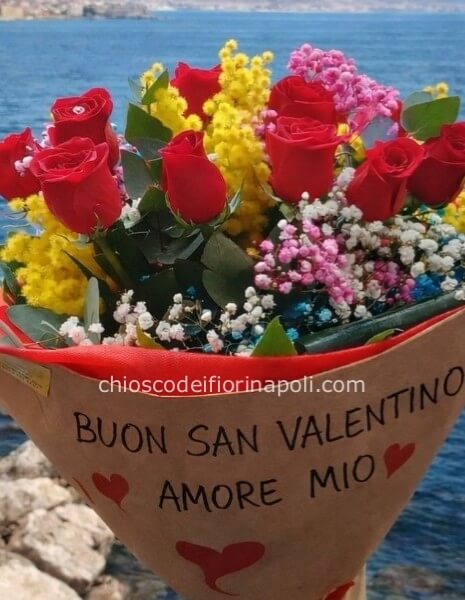 Rose rosse con Dedica