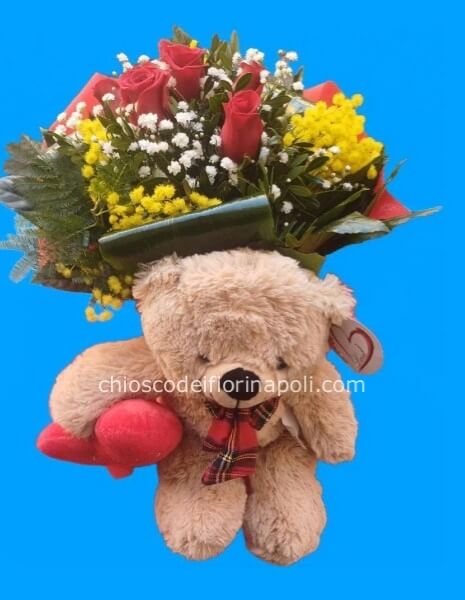 Bouquet peluche morbido