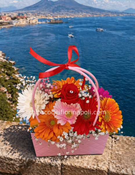 Abbraccio di Mamma Borsetta floreale